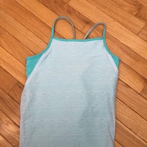 Teal Ivivva Cross Back tank top